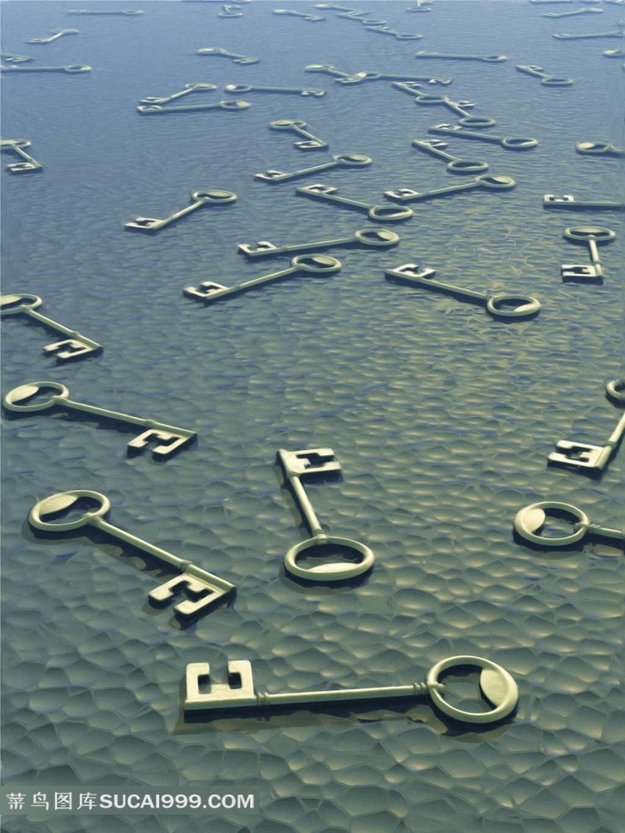 钥匙背景摄影素材