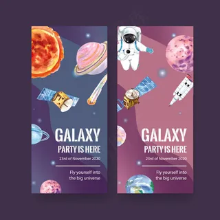 太空宇航员插画