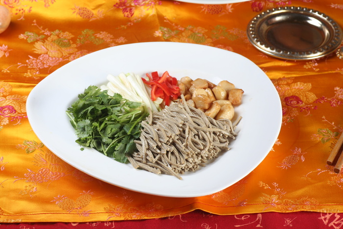 蒜仔韭黄豆丝12元