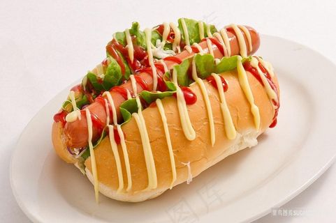 西式热狗场景图