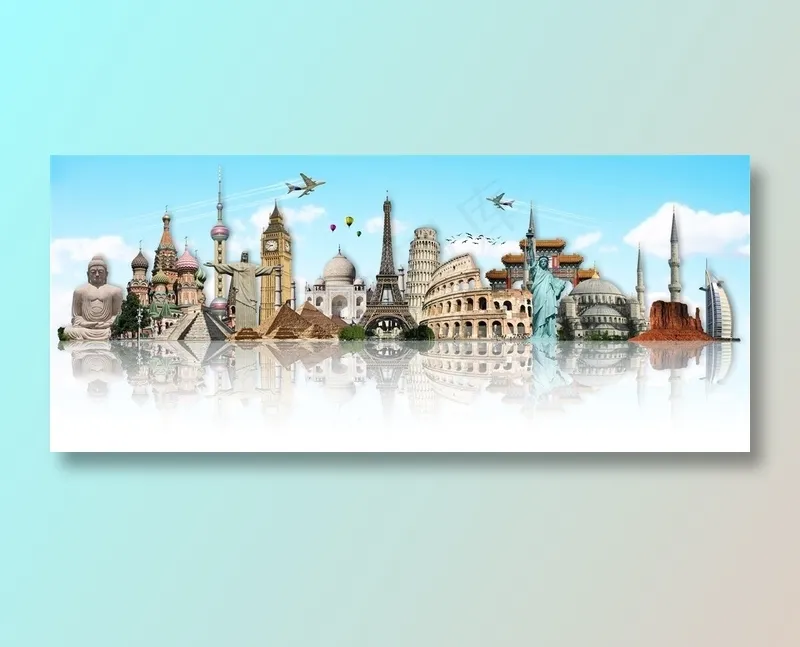 世界著名建筑图形