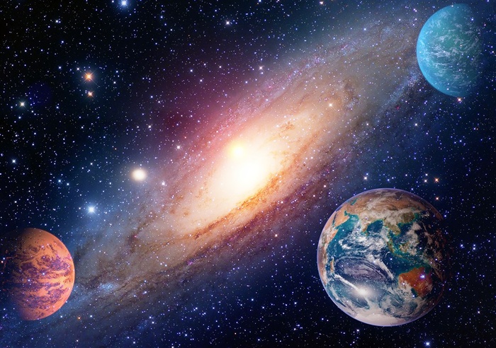 宇宙中的星云行星高清图片