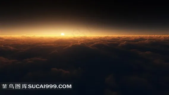 日出摄影—壮观的太阳云
