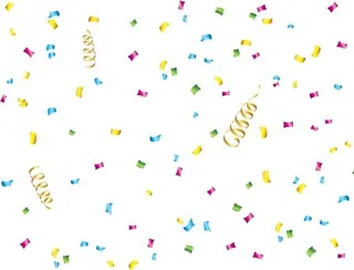 五彩纸屑 PNG免抠