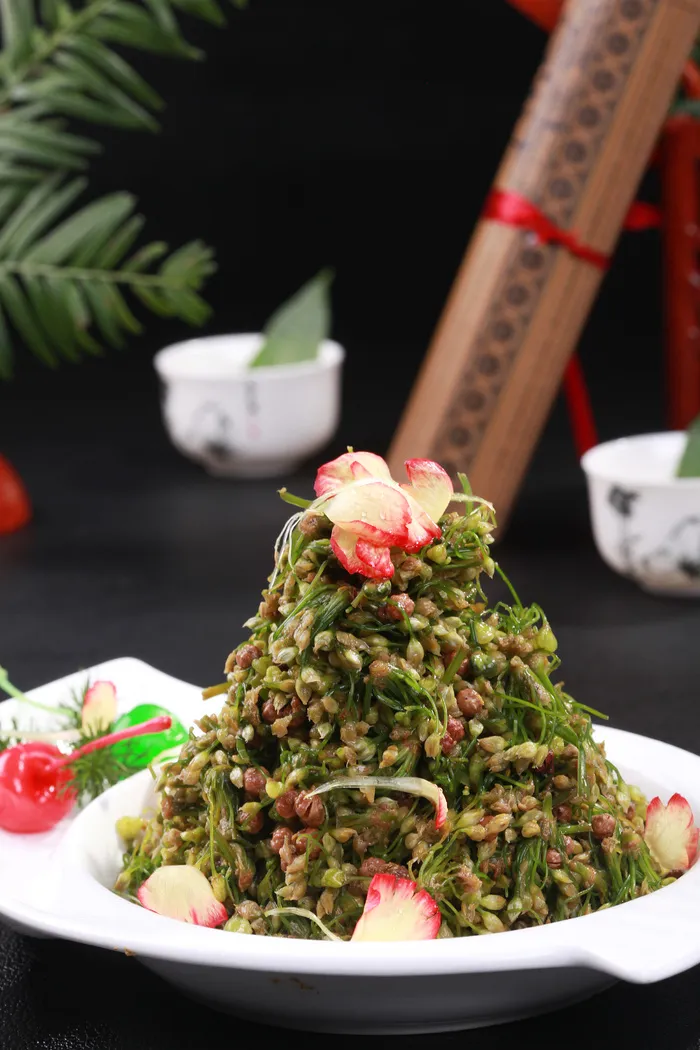 爆腌韭菜花 (1)