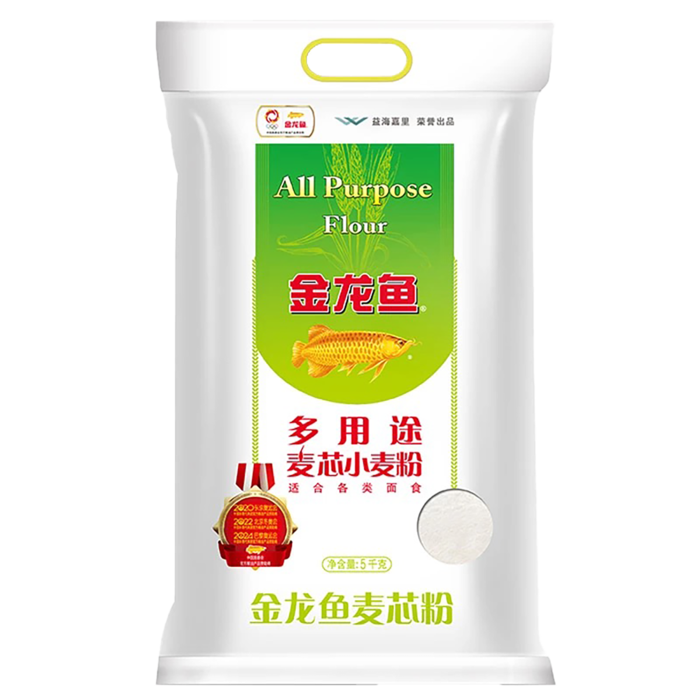 金龙鱼麦芯小麦粉5千克超市商品白底图免抠实物摄影png格式图片透明底