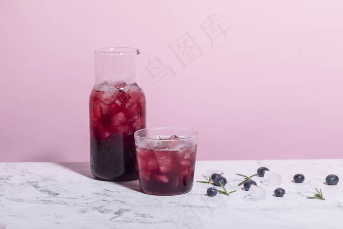 清爽夏日夏天饮品摄影照片