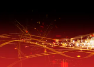 光线流线星光红色背景