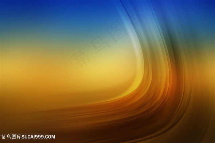 黄色光晕l形流线条背景高清图片