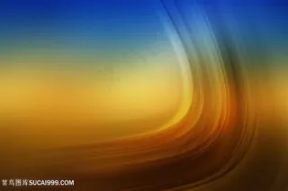 黄色光晕l形流线条背景高清图片