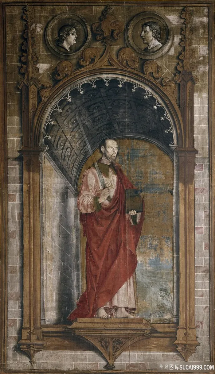 贝鲁盖，佩德罗-圣保罗人物油画