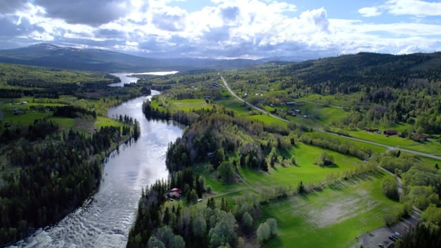 山, 树, 飞行, 天空, 水, 旅行, 溪, 强的, 空气