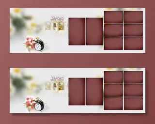 照片画册psd素材