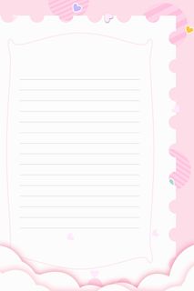 简洁信纸模板背景