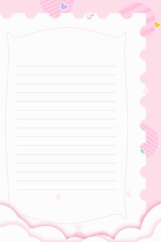 简洁信纸模板背景