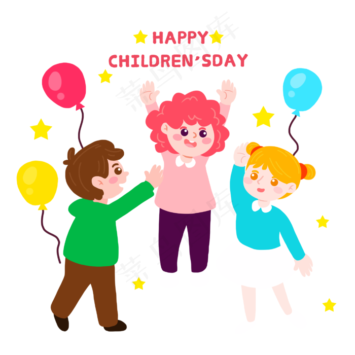 六一儿童节插画 