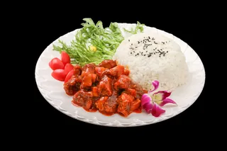 糖醋排骨A餐饮快餐盖浇饭产品成品高清大图免扣