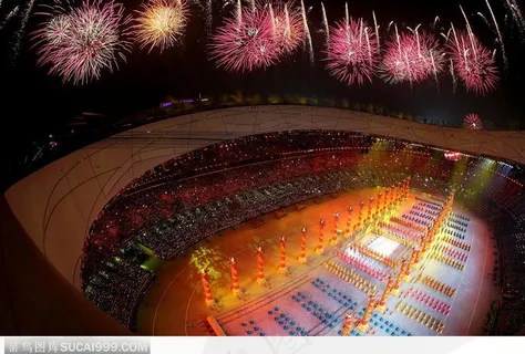 奥运会开幕式-俯视下的场馆