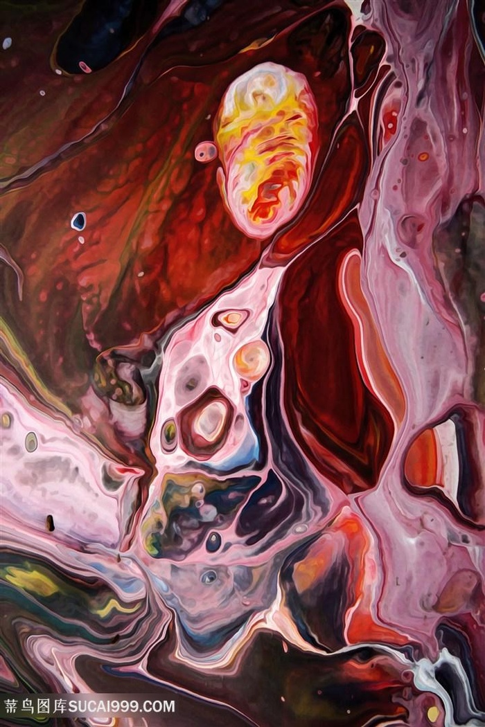 唯美时尚抽象艺术油画挂画