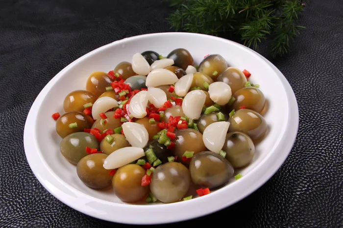 美食凉拌皮蛋