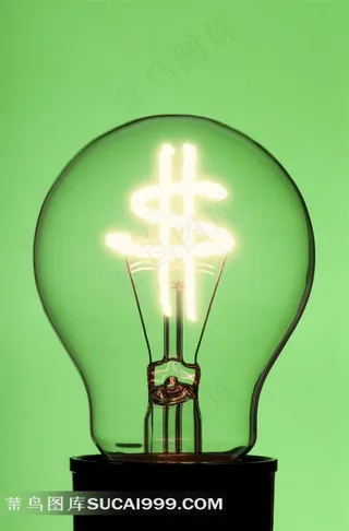 白色灯泡高清图片