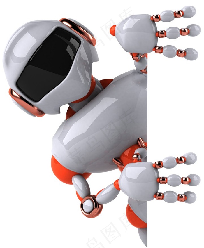 机器人与广告牌