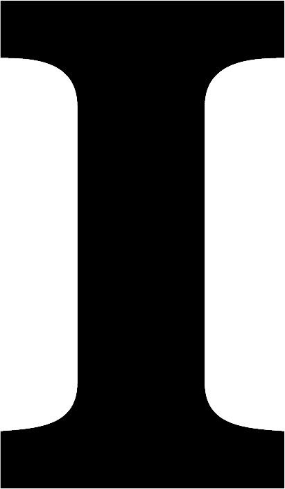 字母I PNG免抠(411x705)