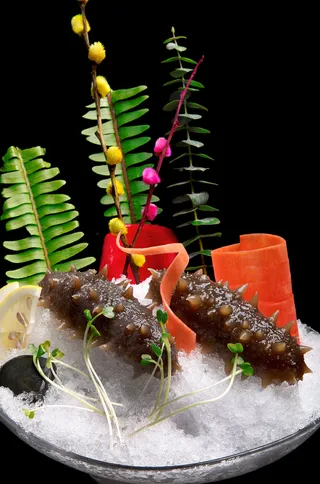 冰冻辽参（なまご刺身）