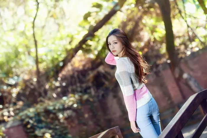 摄影图片人物美女模特照片