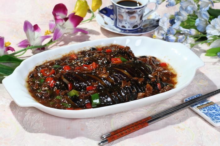 老糟鱼焖茄子