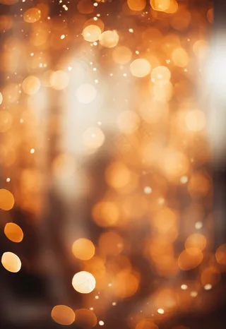 金色橙色装饰灯光晕光芒闪光背景