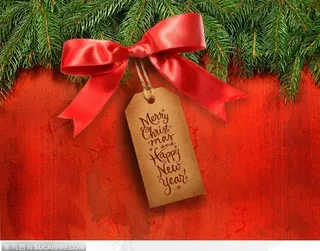 木质挂牌与圣诞枝圣诞节装饰