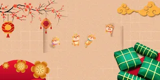 设计新年2022背景春节