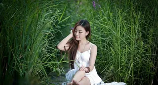 摄影图片人物美女模特照片