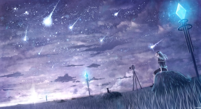 和你看流星雨壁纸1020