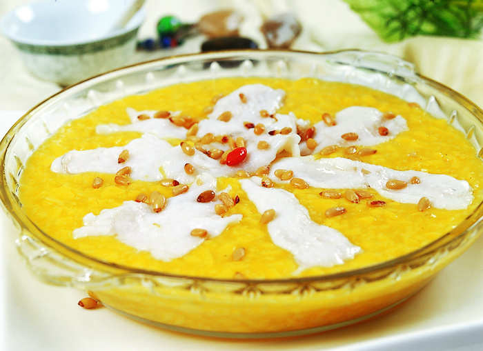 CXC04605松仁豆花鱼28元份咸鲜味