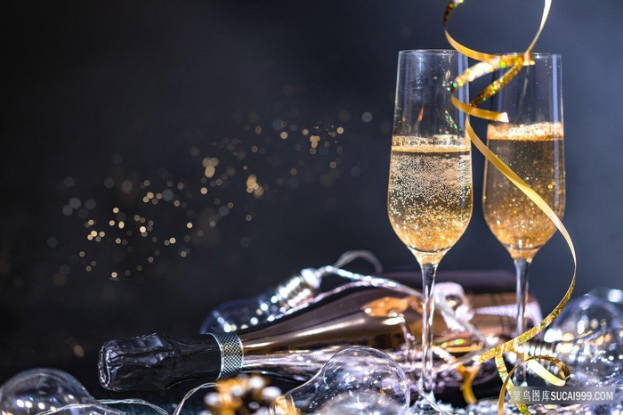 浪漫假日香槟酒图片