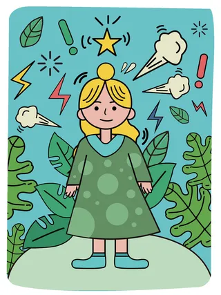 卡通涂鸦街头彩色墙绘壁纸插画儿童创意嘻哈漫画图集AI素材