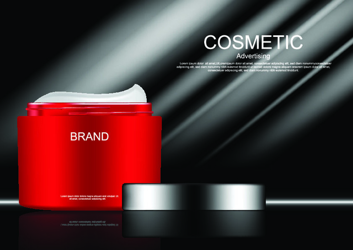 设计化妆品样品素材