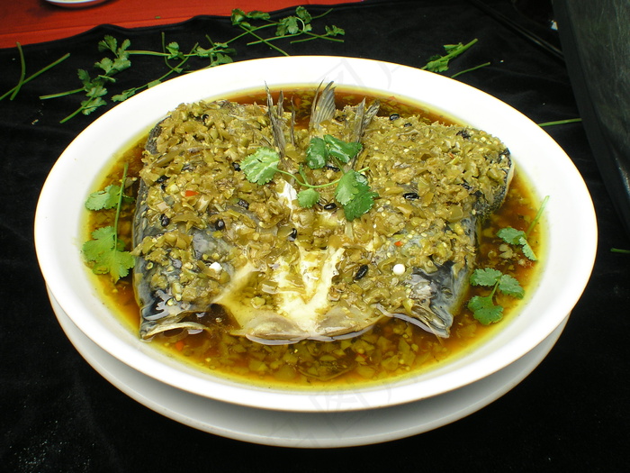 粤菜1405酱汁鱼头