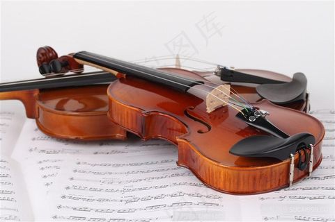 小提琴乐谱背景素材