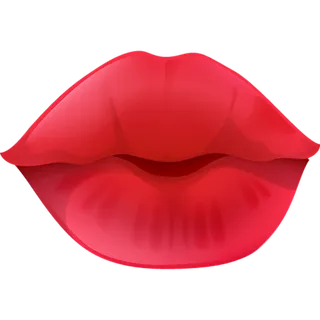 嘴唇卡通情人节