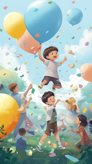 儿童 节日 快乐 热闹 开心