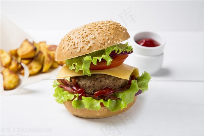 高清汉堡包图片