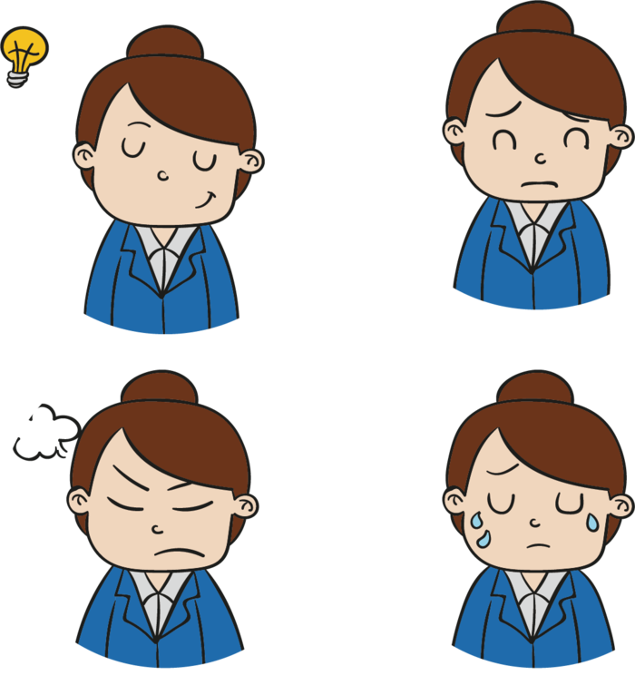 女孩卡通简笔