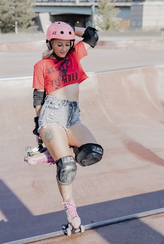 *轮滑美女*写真图片