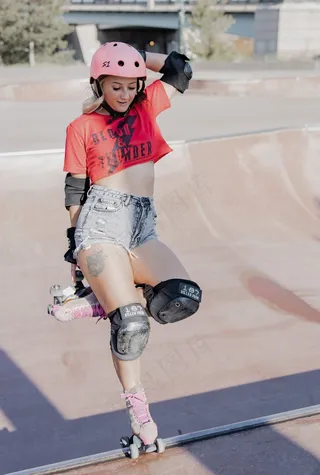 *轮滑美女*写真图片