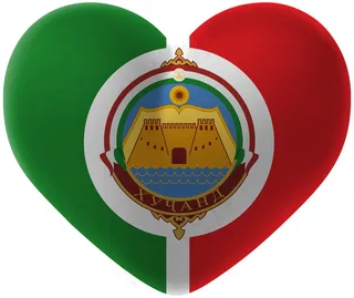 心形伊朗国旗图片