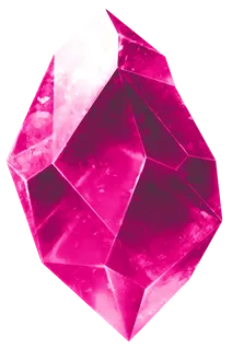 免抠图深粉水晶