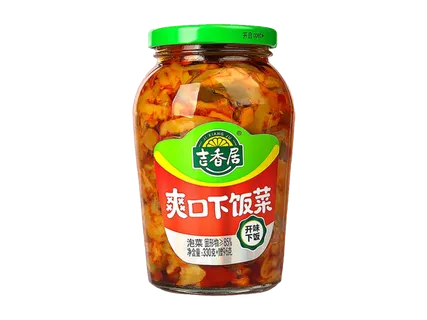 吉香居泡菜超市商品白底图免抠实物摄影png格式图片透明底